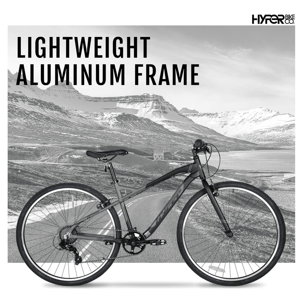 700c Hyper Bicycles Urban Bike for Adults, Gray, Character Group: Urban