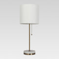New - Hayes Marble Base Stick Lamp Brass (Includes LED Light Bulb) - Project 62