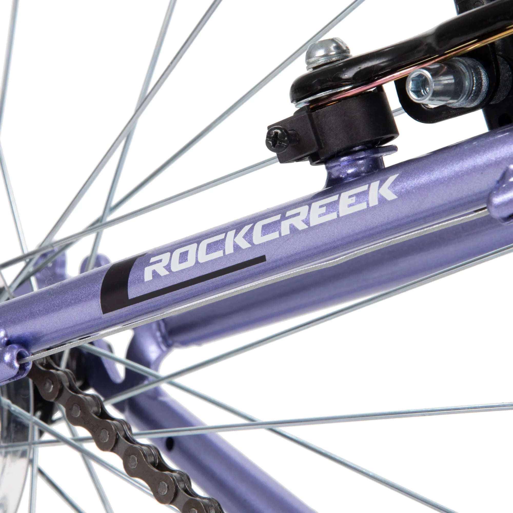 Huffy 24" Rock Creek Mountain Bike, Fits Riders 4'8" - 5'8", Purple, Adult, Women'S