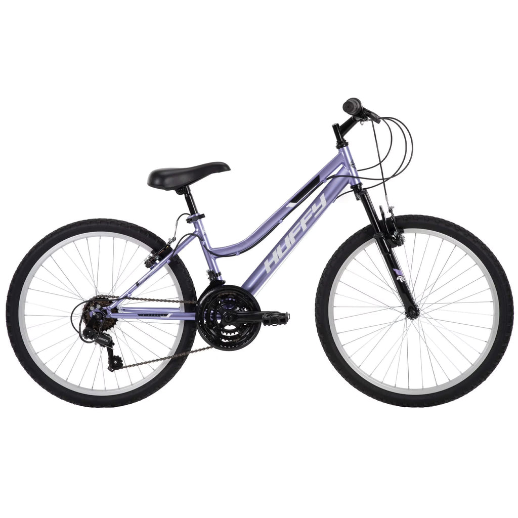 Huffy 24" Rock Creek Mountain Bike, Fits Riders 4'8" - 5'8", Purple, Adult, Women'S