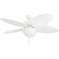 Honeywell Palm Island 52-in White LED Indoor/Outdoor Ceiling Fan with Light